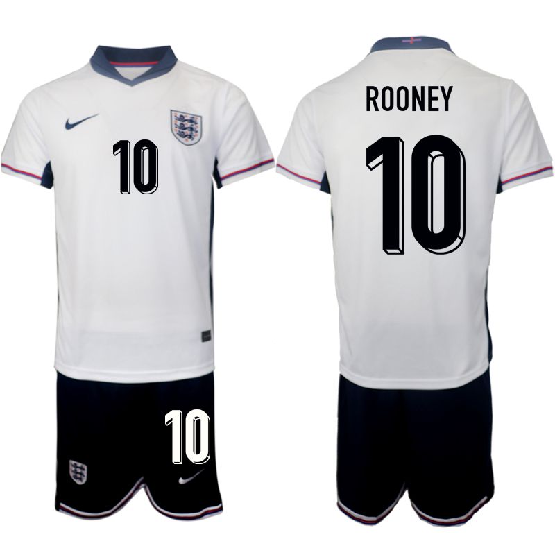 Men 2024-2025 Season England home white #10 Soccer Jersey